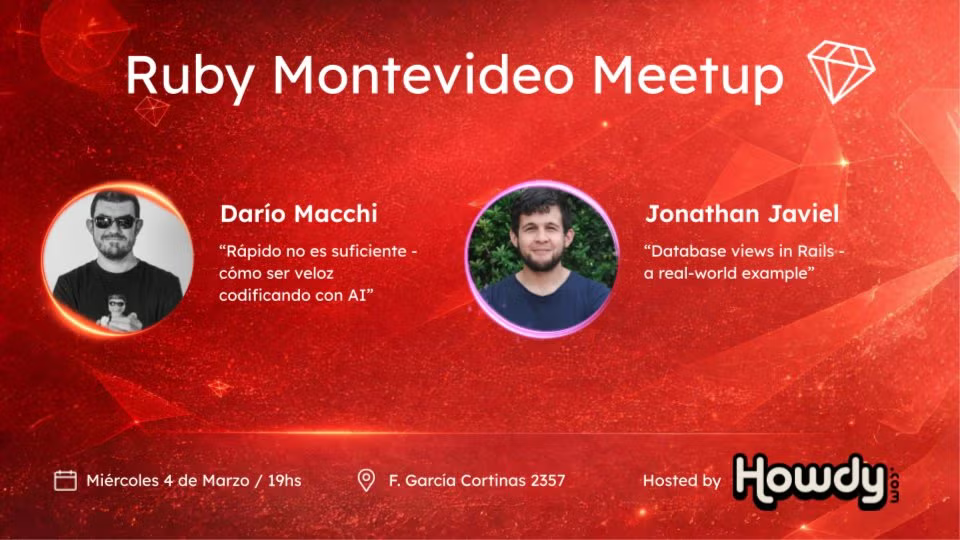 <strong>Ruby</strong> Montevideo Meetup March 2026