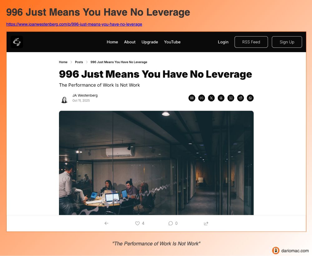 996 Just Means You Have No Leverage page screenshot